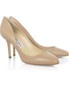 Jimmy Choo Gilbert Leather Pumps - Lyst