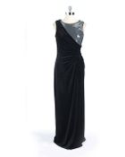 Adrianna Papell Sequin Velvet Gown - Lyst