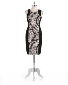 Calvin Klein Printed Sheath Dress - Lyst