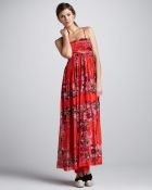 Jean Paul Gaultier Floralprint Coverup Maxi Dress - Lyst