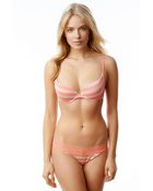 Splendid Striped T Shirt Bra - Lyst