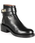 Givenchy Leather Sharklock Ankle Boots - Lyst