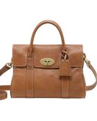 Mulberry Small Bayswater Natural Leather Bag - Lyst