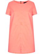 Topshop Petite Fluro Denim Tunic Dress - Lyst