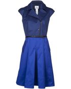 Akris Punto Colorblock Dress - Lyst