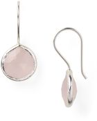 Coralia Leets Mini Rose Quartz Earrings - Lyst