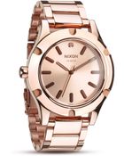 Nixon The Camden All Rose Gold Watch 42mm - Lyst