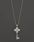 Lagos Sterling Silver Pearl Key Pendant Necklace, 34" - Lyst