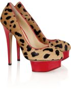 Charlotte Olympia Polly Cavallion Calf Hair Pumps - Lyst