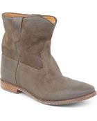 Isabel Marant Crisi Suede Ankle Boots - Lyst