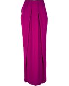 Maison Martin Margiela Pleated Maxi Skirt - Lyst