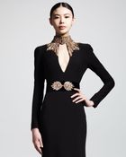 Alexander McQueen Crystalembellished Wide Belt - Lyst