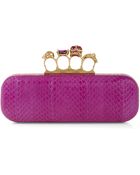 Alexander McQueen Knuckle Duster Clutch - Lyst