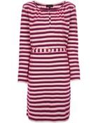 A.P.C. Striped Shift Dress - Lyst