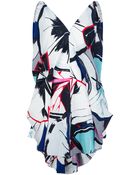 Balenciaga Gingko Print Dress - Lyst