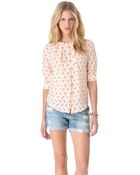 By Malene Birger Diae Anchor Blouse - Lyst