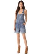 Current/Elliott The Short Overalls - Lyst