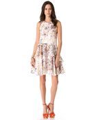 Cynthia Rowley Confetti Overlay Dress - Lyst