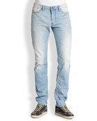 Diesel Shioner Light Wash Jeans - Lyst