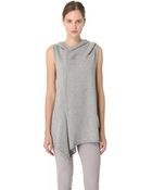 Donna Karan New York Sleeveless Hooded Tunic - Lyst