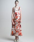 Jean Paul Gaultier Womens Tiered Floral Maxi Dress - Lyst