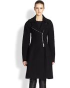 McQ by Alexander McQueen Long Felt Coat - Lyst