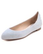 McQ by Alexander McQueen Studded Suede Flats - Lyst