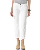 Paige Jimmy Jimmy Skinny Jeans with Rips - Lyst