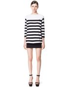 Zara Wide Stripe Sweater - Lyst