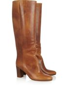 Maison Margiela Leather Knee Boots - Lyst