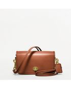Coach Classic Leather Shoulder Purse - Lyst
