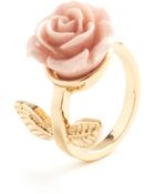 ModCloth Retro Rosie Ring in Leaves - Lyst