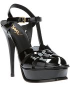 Saint Laurent 'Tribute' Sandals - Lyst