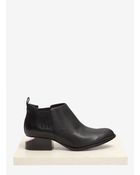 Alexander Wang Cutout Heel Leather Booties - Lyst