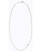 Ann Taylor Delicate Pave Link Long Necklace - Lyst