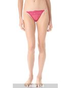 DKNY Lovely Lace Gstring - Lyst