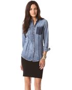 Balmain Western Shirt - Lyst