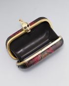 Alexander McQueen Python Skullclasp Clutch Bag - Lyst