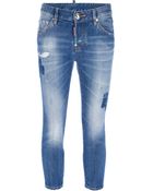 DSquared2 Cropped Jean - Lyst