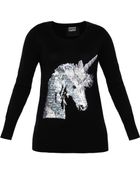 Markus Lupfer Unicorn Sequin Jumper - Lyst