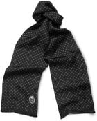 Dolce & Gabbana Swiss Dot Silk Scarf - Lyst