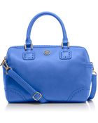 Tory Burch Robinson Spectator Middy Satchel - Lyst