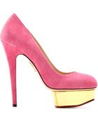 Charlotte Olympia Dolly Puttin' On The Glitz Platform Pumps - Lyst