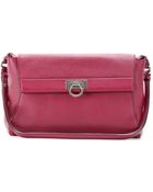 Ferragamo Abbey Leather Shoulder Bag - Lyst