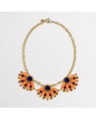 J.Crew Factory Stone Fan Necklace - Lyst