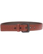 Bottega Veneta Intrecciato Leather Belt - Lyst