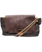 Lanvin Python Shoulder Bag - Lyst