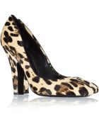 Dolce & Gabbana Leopard-Print Calf Hair Pumps - Lyst