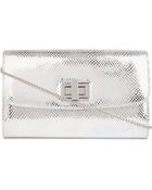 Dune Beebee Metallic Clutch - Lyst