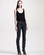 Givenchy Zip Trim Skinny Jeans - Lyst